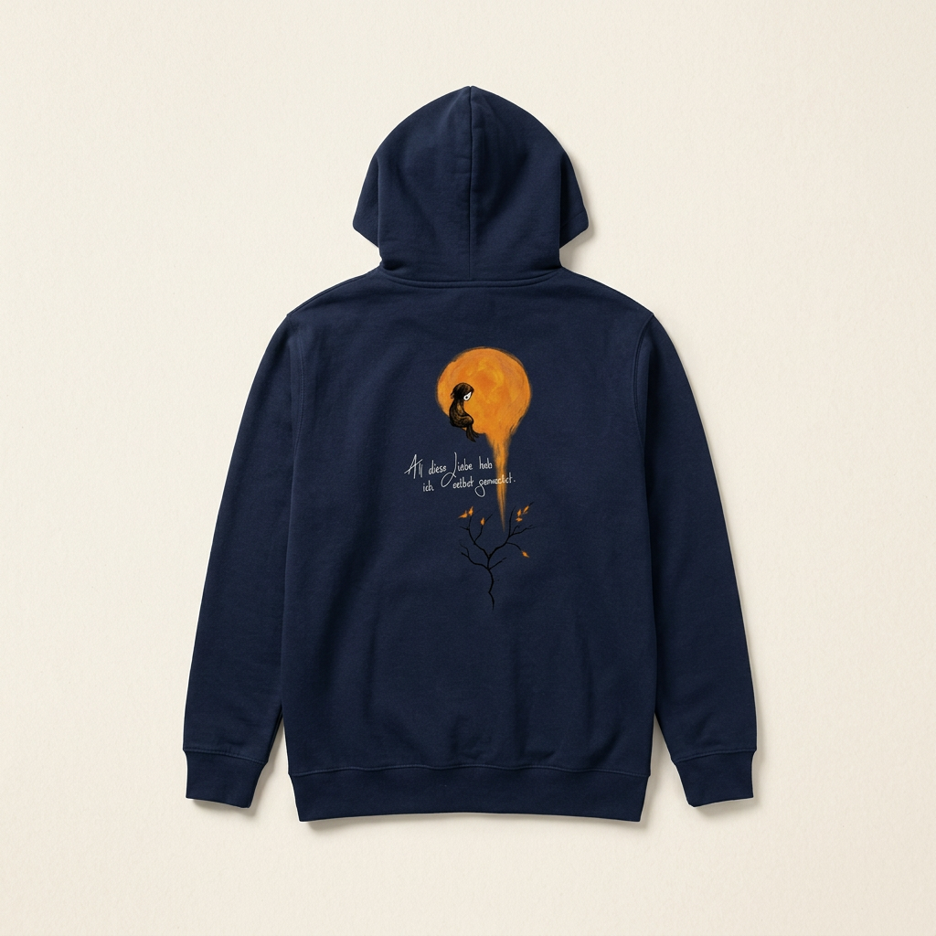 Mondmädchen Hoodie unisex