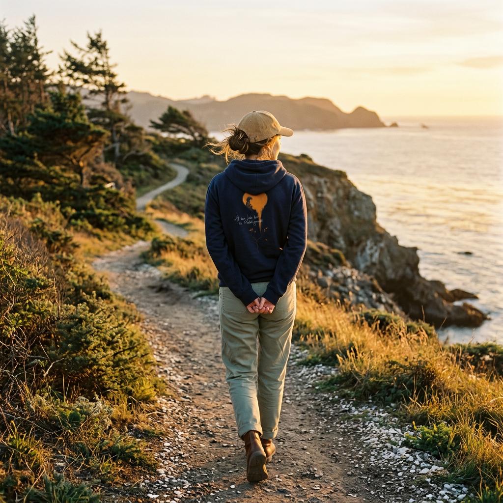 Mondmädchen Hoodie unisex – Bild 5